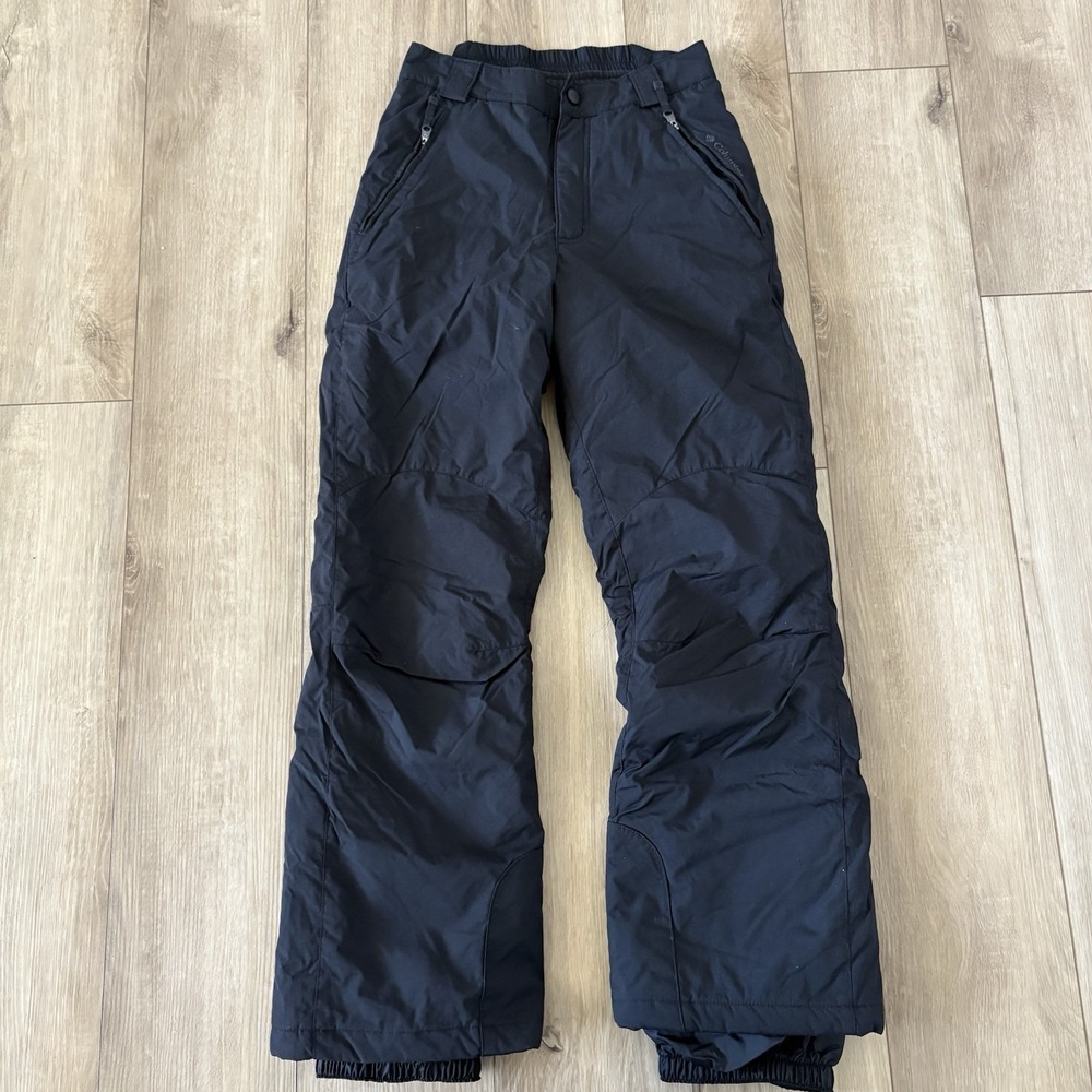 Columbia Snow Pants Women Small Black Insulated Ski Snowboard Pants